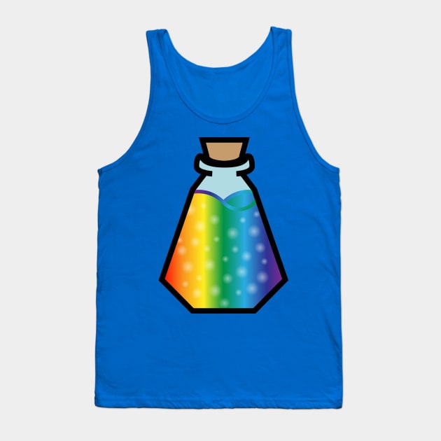 DIY Single Rainbow Potion or Poison for Tabletop Board Games (Style 4) Tank Top by GorsskyVlogs